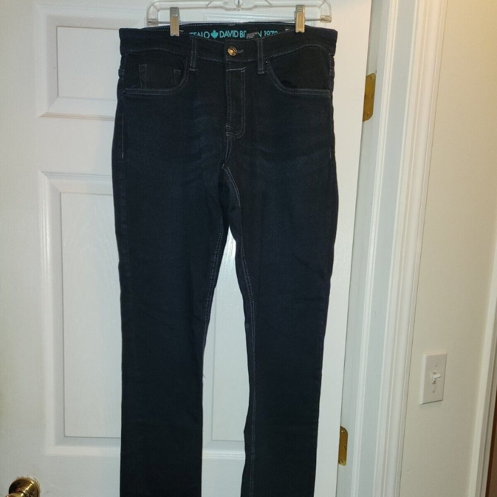 NEW Buffalo David Bitton 1972 Ash-x Slim Stretch Jeans Dark Wash Men's 32x32